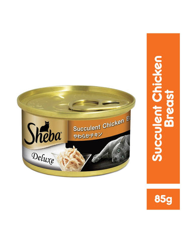 Sheba Succulent Chicken Breast Cat Canned Food 85g | Perromart Online Pet Store Singapore