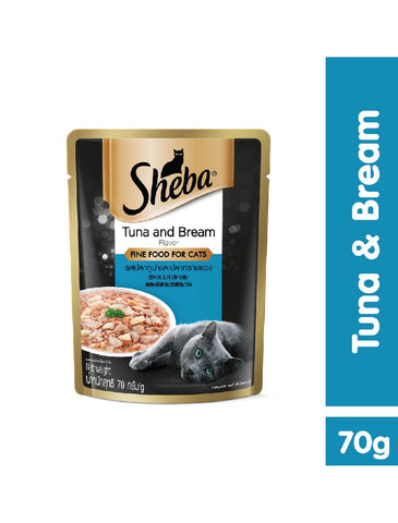 Sheba Tuna and Bream Pouch 70g | Perromart Online Pet Store Singapore