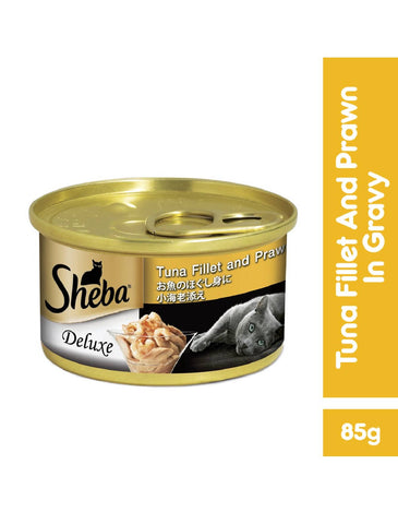 Sheba Tuna with Prawn in Jelly Cat Wet Food 85g | Perromart Online Pet Store Singapore