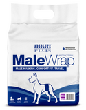 Absolute Plus Comfort Fit Antibacterial Disposable Male Wraps (5 Sizes)