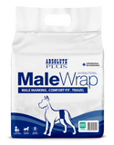 Absolute Plus Comfort Fit Antibacterial Disposable Male Wraps (5 Sizes)