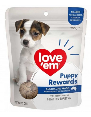 Love 'em Puppy Rewards Treats for Dogs 200g