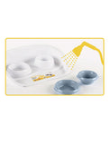Stefanplast Set Dinner 0.25L + 0.3L Bowl Steel for Pets (2 Colors) | Perromart Online Pet Store Singapore