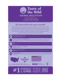 Taste Of The Wild Sierra Mountain Canine Dry Dog Food | Perromart Online Pet Store Singapore