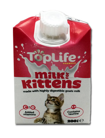 Top Life Kitten Cow Milk 200ml | Perromart Singapore