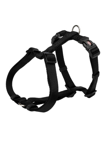 Trixie Premium H-harness for Dogs - Black (4 Sizes) | Perromart Online Pet Store Singapore