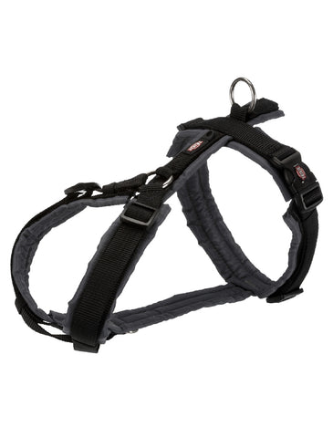 Trixie Premium Trekking Harness for Dogs - Black/Graphite (6 Sizes) | Perromart Online Pet Store Singapore