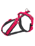 Trixie Premium Trekking Harness for Dogs - Fuchsia/Graphite (6 Sizes) | Perromart Online Pet Store Singapore