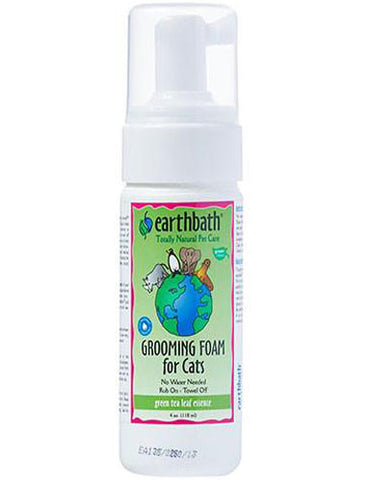 Earthbath Green Tea Essence Grooming Foam For Cats ( 118ml )  | Perromart Online Pet Store Singapore