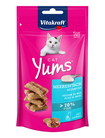 Vitakraft Cat Yums Oceanfish Cat Treats 40g