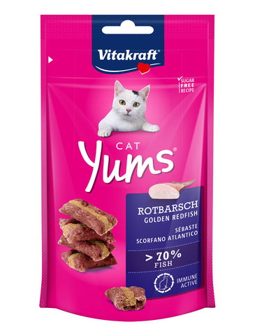 Vitakraft Cat Yums Rotbarsch Cat Treats 40g | Perromart Online Pet Store Singapore