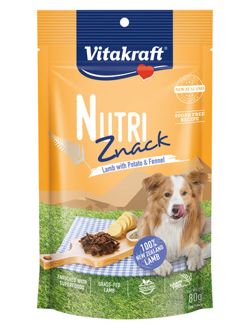 Vitakraft Nutri Znack Lamb with Potato & Fennel Dog Treat 80g | Perromart Online Pet Store Singapore