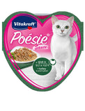 Vitakraft Poesie Hearts Turkey, Carrot & Spinach in Sauce Tray 85g | Perromart Online Pet Store Singapore