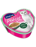 Vitakraft Poesie Hearts Turkey, Carrot & Spinach in Sauce Tray 85g | Perromart Online Pet Store Singapore