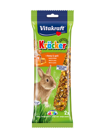 Vitakraft Kracker Honey Rabbit Treats 2pcs | Perromart Online Pet Store Singapore