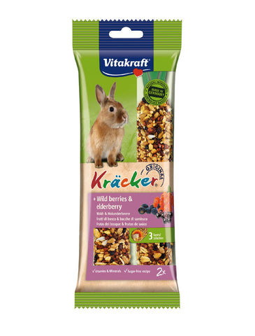 Vitakraft Kracker Wild Berries Rabbit Treats 2pcs | Perromart Online Pet Store Singapore