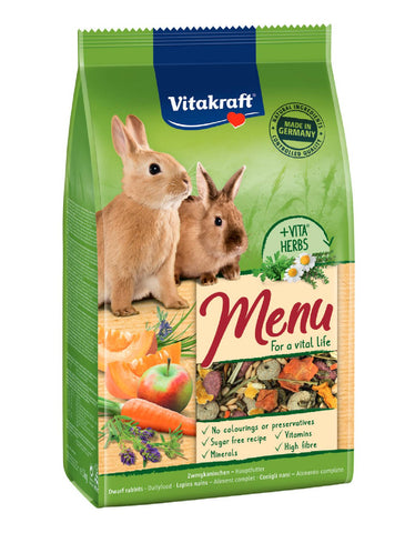 Vitakraft Menu Rabbit Food (3 Sizes) | Perromart Online Pet Store Singapore