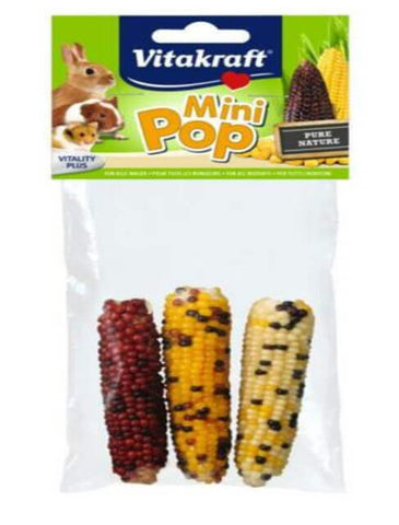 Vitakraft Mini Pop Corns Small Pet Treats 3pcs | Perromart Online Pet Store Singapore