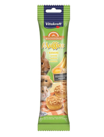 Vitakraft Muffins Banana Small Pet Treats18g | Perromart Online Pet Store Singapore