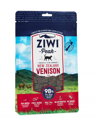 Ziwi Peak Venison Air Dried Cat Food ( 400gm ) | Perromart Online Pet Store Singapore