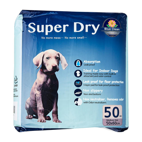 Super Dry Super Absorbent Dogs Pee Pad (2 Sizes)